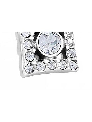 Brighton Women's Illumina Diamond Post Earring in Silver (view 2)