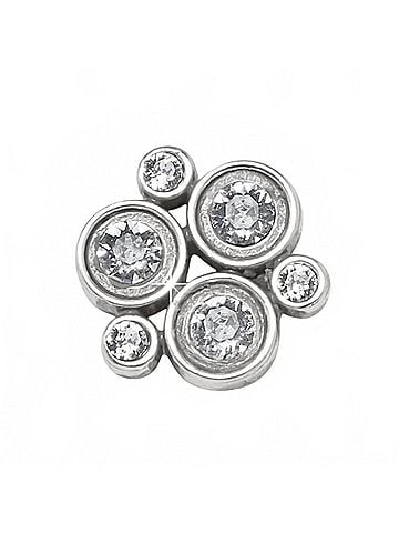 Brighton Women's Constella Cluster Post Earrings in Silver (view 2)