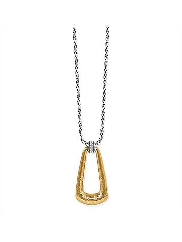 Brighton Women's Meridian Geo Breeze Pendant Necklace in Silver/Gold (view 1)