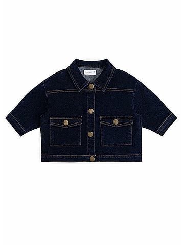 Jamie Kay Arbor Jacket in Mid Indigo Denim (view 1)