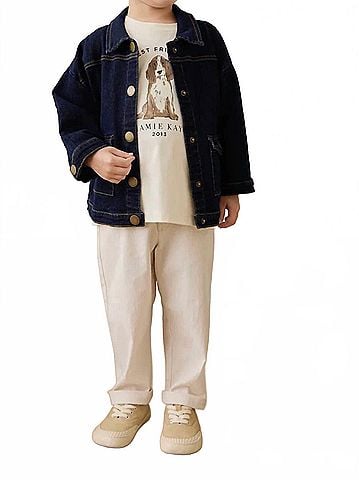 Jamie Kay Arbor Jacket in Mid Indigo Denim (view 2)