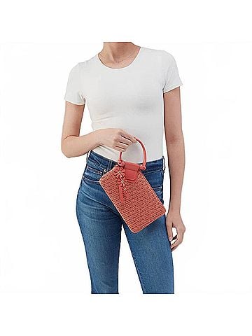 Hobo The Original Women's Sable Wristlet in Wild Rose (view 2)