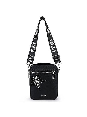Vintage Havana Women's Rocker Saddlebag in Black (view 1)