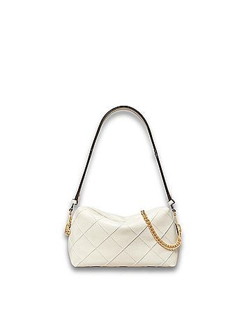 Tory Burch Fleming Soft Large Crossbody Bag in Light Cream (view 1)