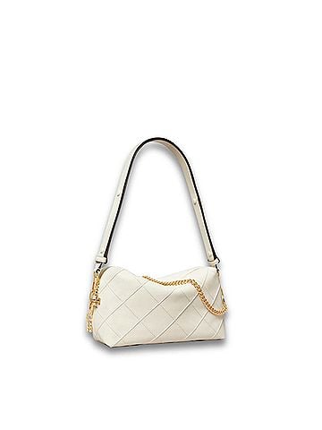 Tory Burch Fleming Soft Large Crossbody Bag in Light Cream (view 2)