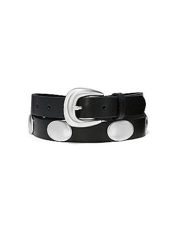 Brighton Women's Midnight Shine Belt in Black (view 1)