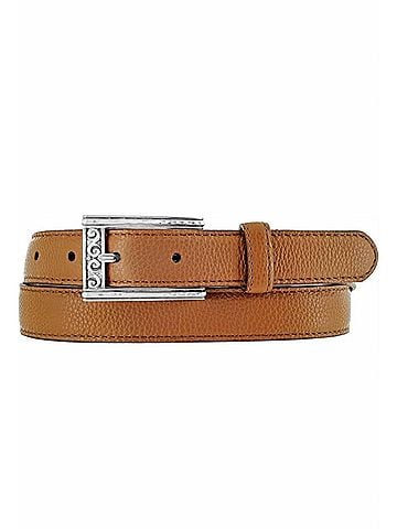 Brighton Women's Cascade Stretch Belt in Silver (view 1)