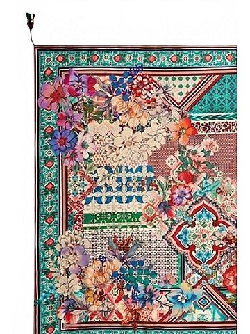 Johnny Was Women's Silk Scarf in Lorette (view 2)