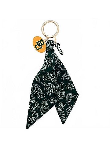 Canvas Women's Baylor Bears Logo Bandana Bag Charm in Green (view 1)