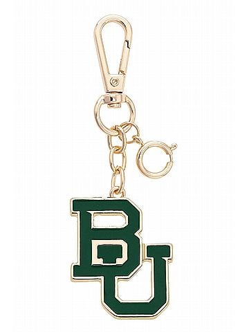 Canvas Women's Baylor Bears Enamel Logo Charm in Green (view 1)