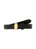 Veronica Beard Solid Black Women's Dash Belt in Black Size S - photo 2