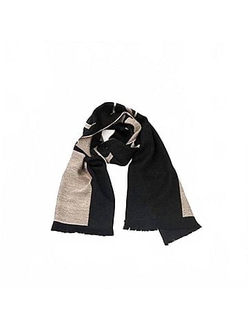 Philipp Plein Unisex Logo Scarf in Beige/ Black (view 1)