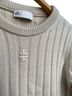 Tory Burch 100% Cashmere Ivory Pullover Sweater Size S - photo 2