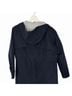 Seraphine 100% Polyester 76% Polyester 24% Cotton Gray Blue Trenchcoat Size 6 - photo 7