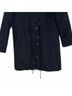 Seraphine 100% Polyester 76% Polyester 24% Cotton Gray Blue Trenchcoat Size 6 - photo 5