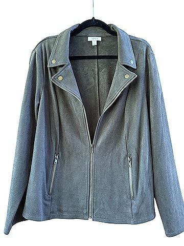 Style&Co Faux Leather Jacket (view 1)