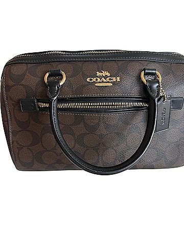 Coach Rowan Leather Satchel (view 1)