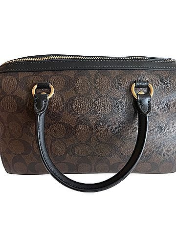 Coach Rowan Leather Satchel (view 2)