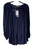 Wit & Wisdom 100% Rayon 100% Polyester Floral Blue Blouse Size 3X - photo 1