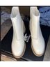 Sorel White Ankle Boots Size 8 1/2 - photo 4