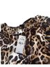 Express Animal Print Multi Color Short Sleeve Blouse Size S - photo 2