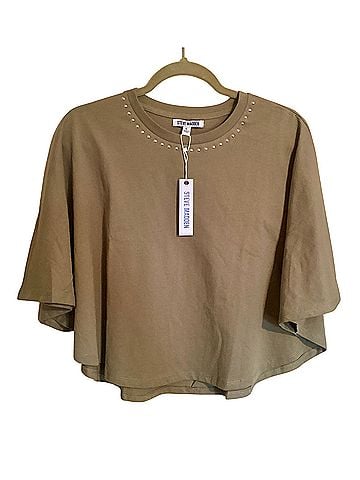 Steve Madden Short Sleeve Blouse (view 1)