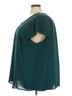 Torrid 100% Polyester Teal Torrid Short Sleeve Blouse Size 4X - photo 4