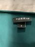 Torrid 100% Polyester Teal Torrid Short Sleeve Blouse Size 4X - photo 6