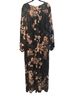 Harlyn Floral Black Multi Color Jumpsuit Size 3X - photo 2