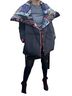 Alice + Olivia Print Black Multi Color Coat Size S - photo 1