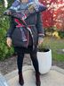 Alice + Olivia Print Black Multi Color Coat Size S - photo 3