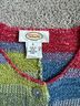 Talbots Stripes Multi Color Cardigan Size S - photo 3