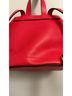 French Connection 100% Faux Leather Solid Red Backpack One size - photo 7