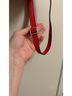 French Connection 100% Faux Leather Solid Red Backpack One size - photo 3