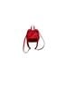 French Connection 100% Faux Leather Solid Red Backpack One size - photo 2