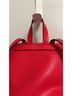 French Connection 100% Faux Leather Solid Red Backpack One size - photo 8