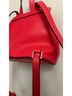 French Connection 100% Faux Leather Solid Red Backpack One size - photo 12