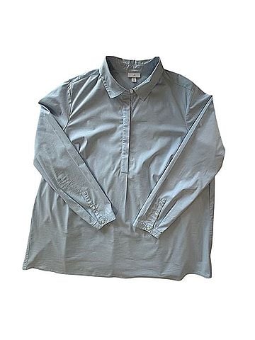 J.Jill Popover Tunic Blouse Long Sleeve Button-Down Shirt (view 1)