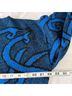 Diane von Furstenberg 100% Acrylic Graphic Blue Black Pullover Sweater Size L - photo 5