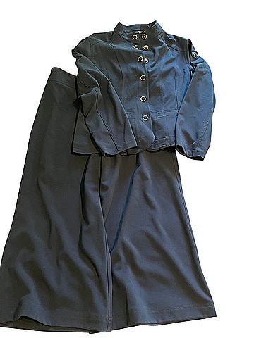 Chico's classy tailored pantsuit/ankle high wide leg pants Jacket (view 1)