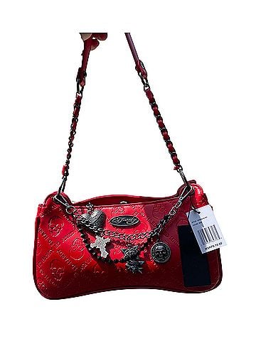 Ed Hardy Leather Shoulder Bag (view 2)