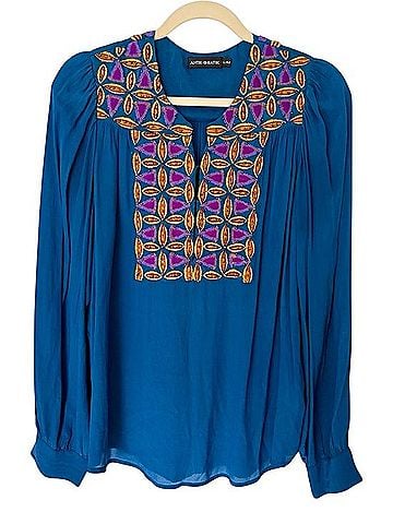 Antik Batik Kwanita Long Sleeve Blouse (view 1)