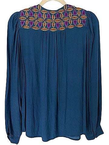 Antik Batik Kwanita Long Sleeve Blouse (view 2)