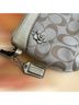 Coach Print Multi Color Gold Silver Leather Clutch One size - photo 4