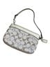 Coach Print Multi Color Gold Silver Leather Clutch One size - photo 2