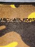 Michael Kors 100% Leather Camo Brown Black Leather Clutch One size - photo 8