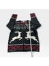 J.Jill Fair Isle Floral Black Red White Wool Cardigan Size M - photo 6