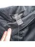 Bebe Stripes Black Formal Skirt Size 8 - photo 4