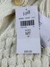 J.Jill 100% Polyester Ivory Wool Cardigan Size M (tall) - photo 3