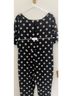 Corey Lynn Calter 100% Polyester Polka Dots Black Multi Color Jumpsuit Size S - photo 8